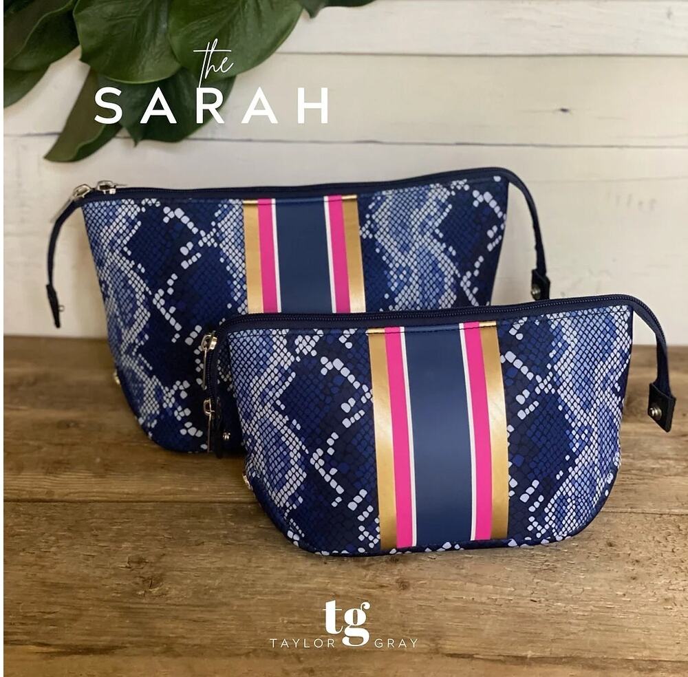 TAYLOR GRAY Neoprene Makeup Bag